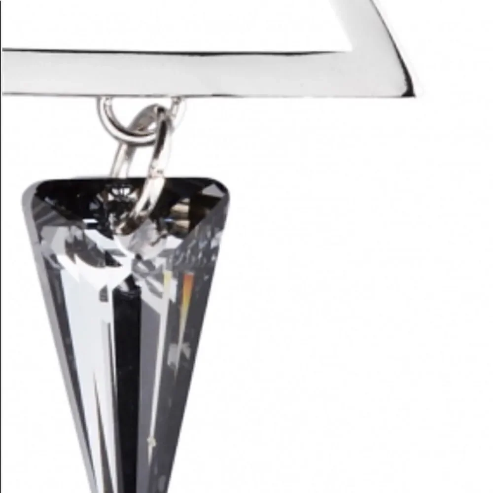 Swarovski Crystal Silver Night Earrings colors